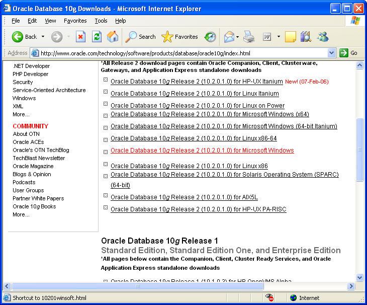 oracle 10g installation oracle 10g installation